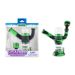 Ooze Cranium Silicone 4-in-1 Hybrid Water Pipe - Discreet Smoker