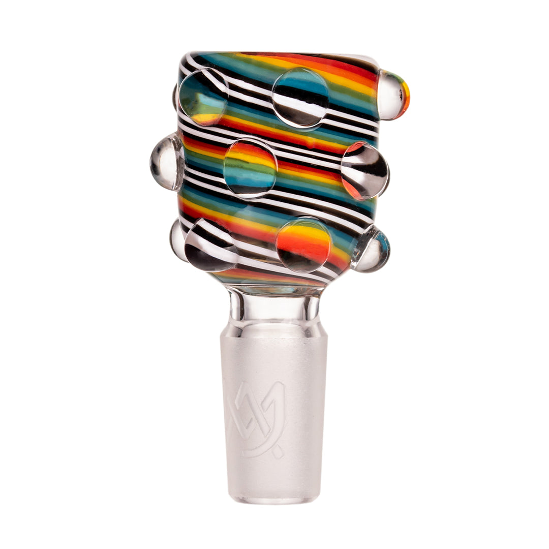 MJ Arsenal Hobnail Rainbow Bowl - Discreet Smoker