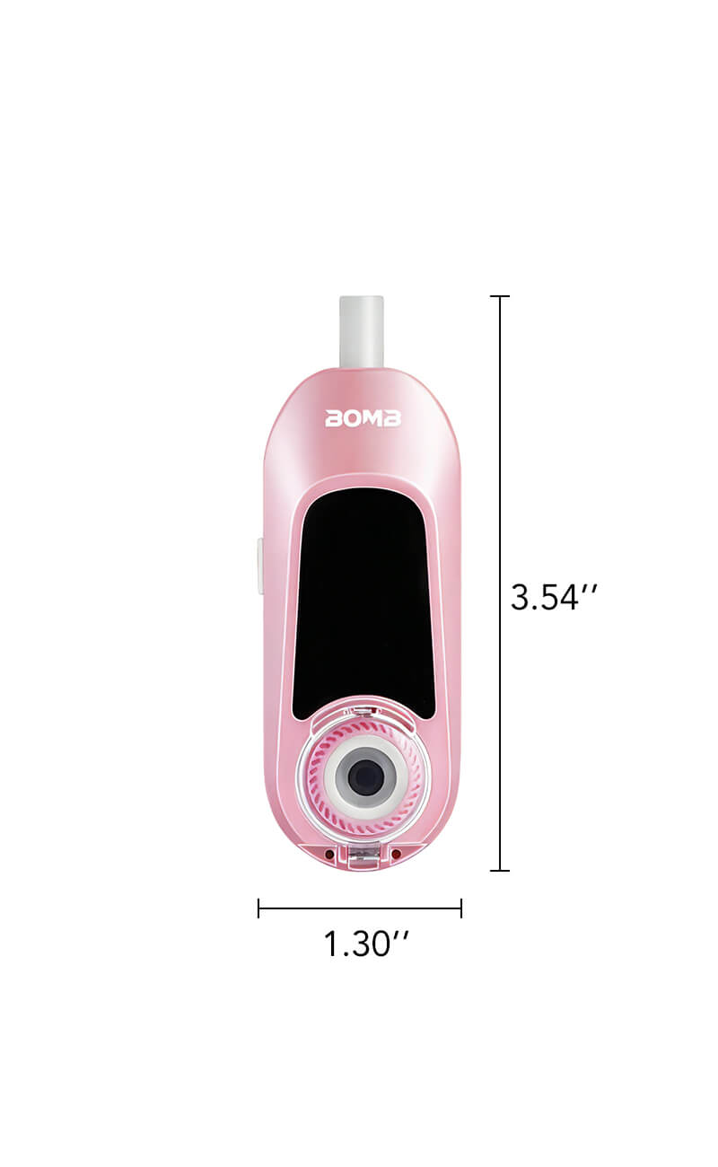 New Bomb × VapX Magic Bean Mobile Concentrate Vaporizer- Sakura Pink - Discreet Smoker