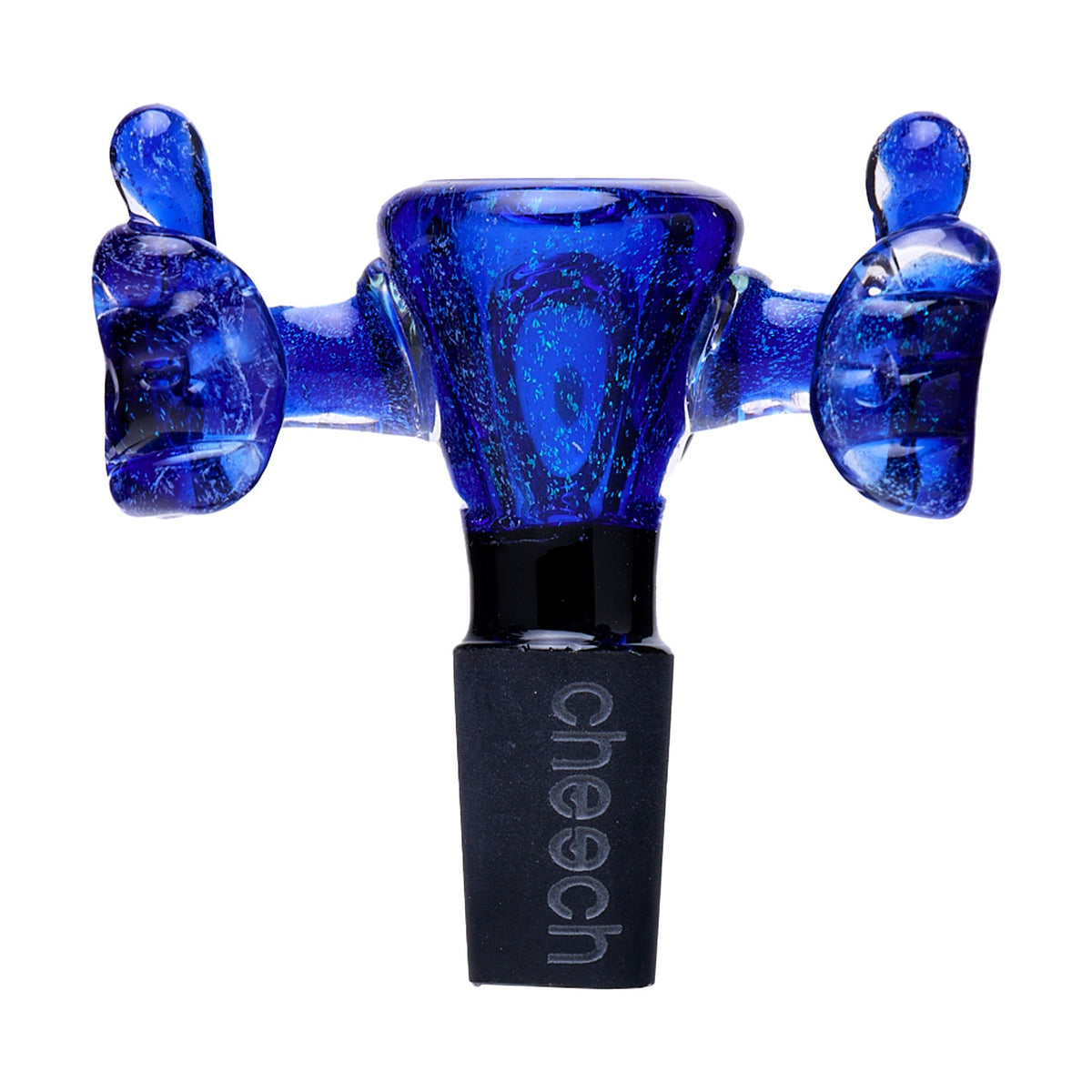 Cheech Glass 2" 14mm Dichro Thumbs Up - Discreet Smoker