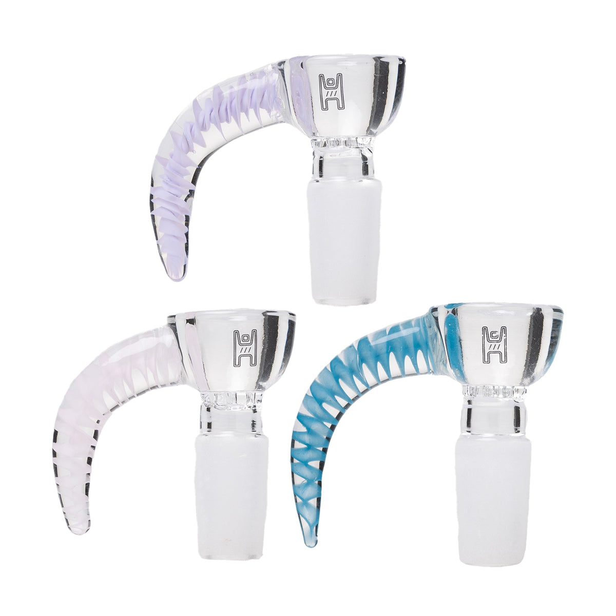 Human Grade Horned Bowl 1a Pack of (3) - Discreet Smoker
