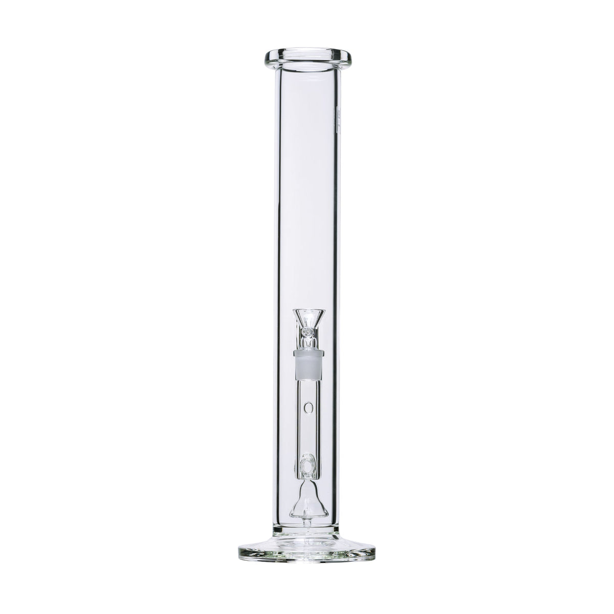 Human Grade 15" Tube Glass Water Pipe - Discreet Smoker