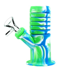 Collapsible Silicone Bong - Discreet Smoker