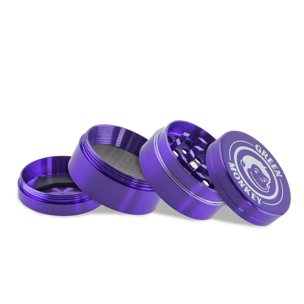Green Monkey Grinder - Capuchin 4pc - 40mm - Discreet Smoker