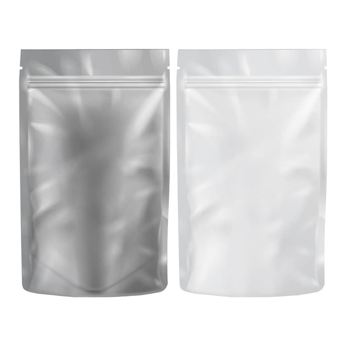 Loud Lock 1/4 Ounce Mylar Smell Proof Vacuum Seal Bags - 1,000 Count, White/Clear