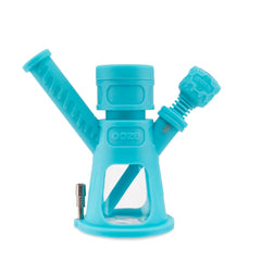 Ooze Hyborg Silicone Glass 4-in-1 Hybrid Water Pipe and Nectar Collector - Discreet Smoker