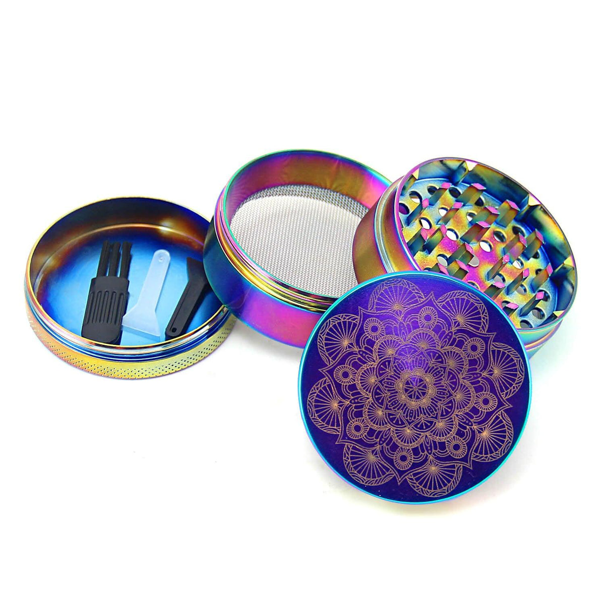 Mandala Herb Grinder - Discreet Smoker