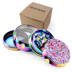 Girly Weed Grinder Glitter - Discreet Smoker