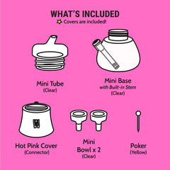 The Bubbler - Hot Pink - Discreet Smoker