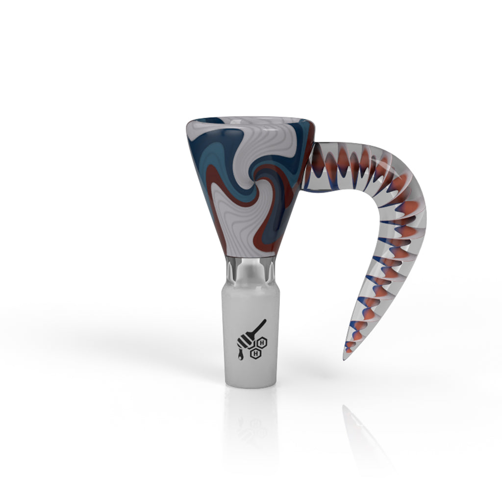 MARTINI SPLASH HORN PULL BONG SLIDE - Discreet Smoker