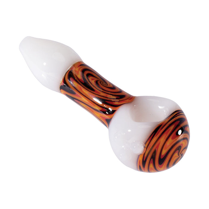 WIG WAG SPOON PIPE, White Red