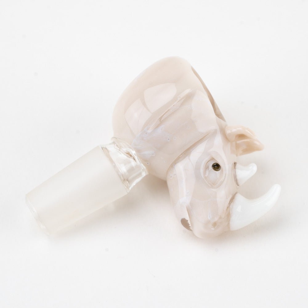White Rhino Bowl Piece - Discreet Smoker