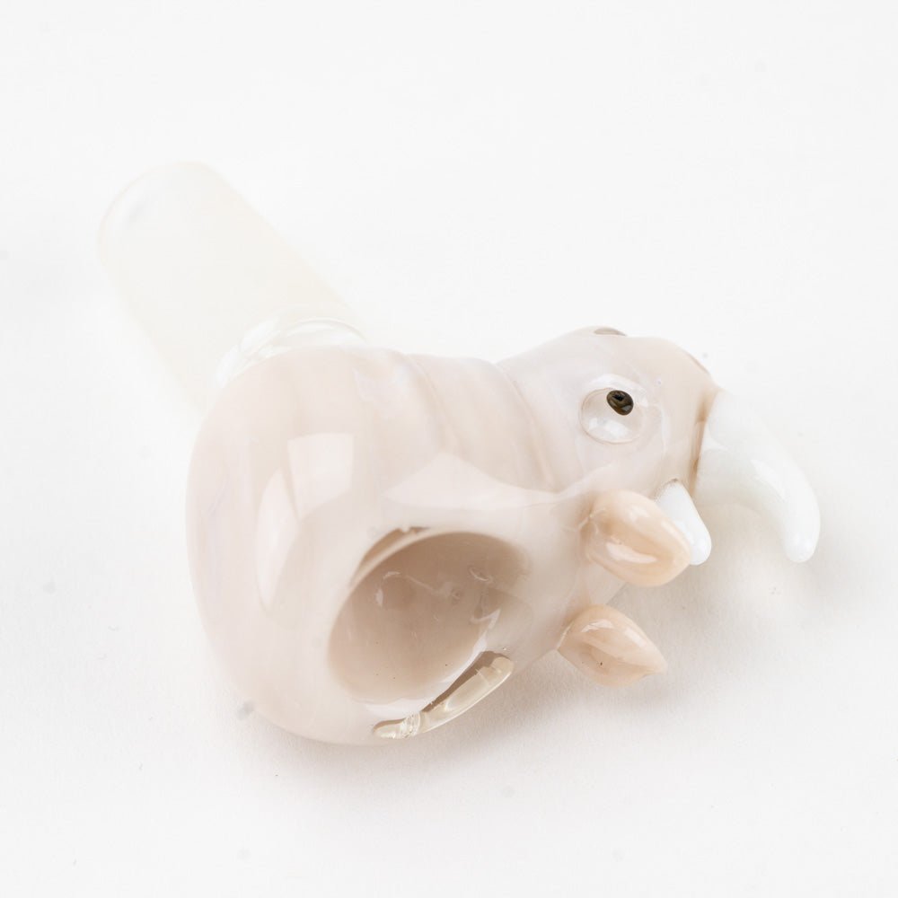 White Rhino Bowl Piece - Discreet Smoker