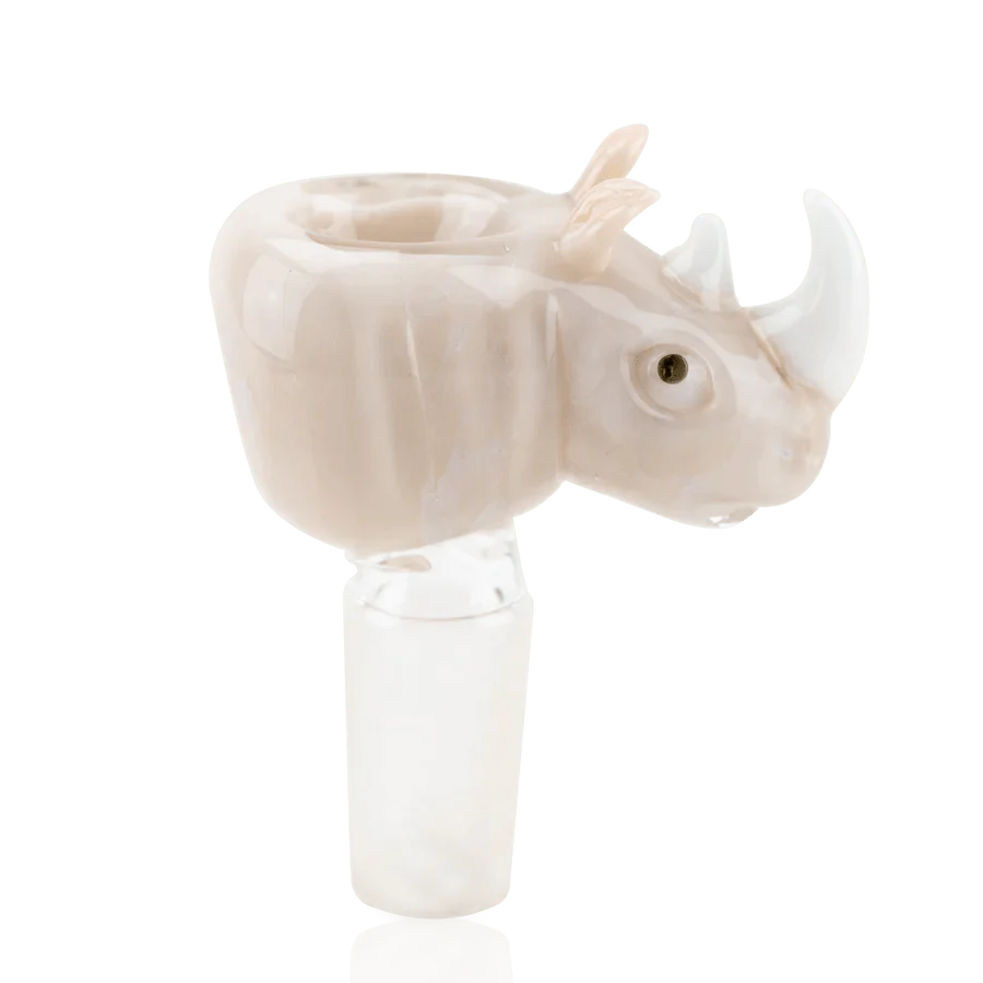 White Rhino Bowl Piece - Discreet Smoker