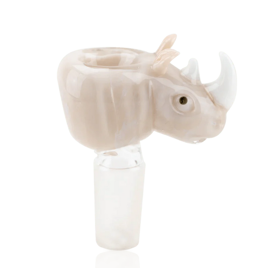 White Rhino Bowl Piece