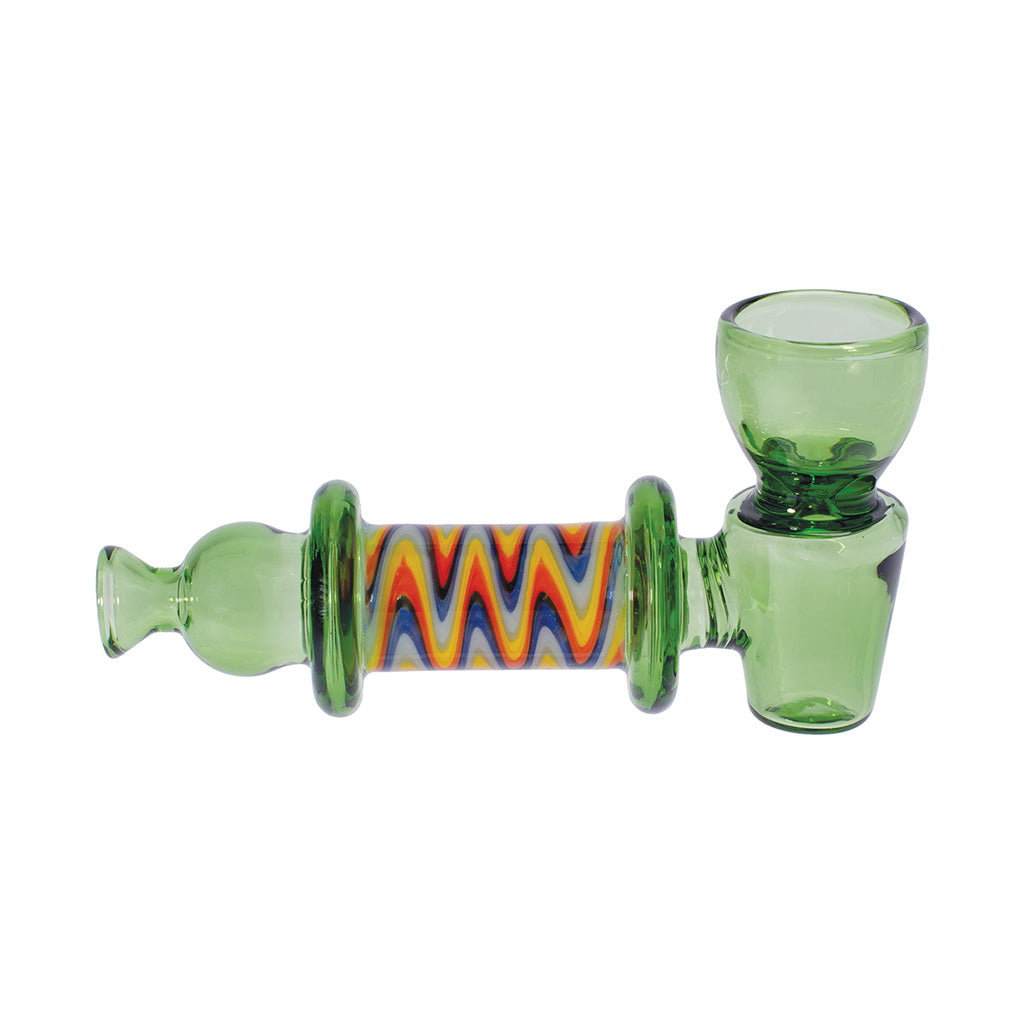 WIDE BOWL WIG WAG HAND PIPE - Discreet Smoker
