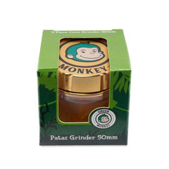 Green Monkey Grinder - Patas 2pc - 50mm - Discreet Smoker