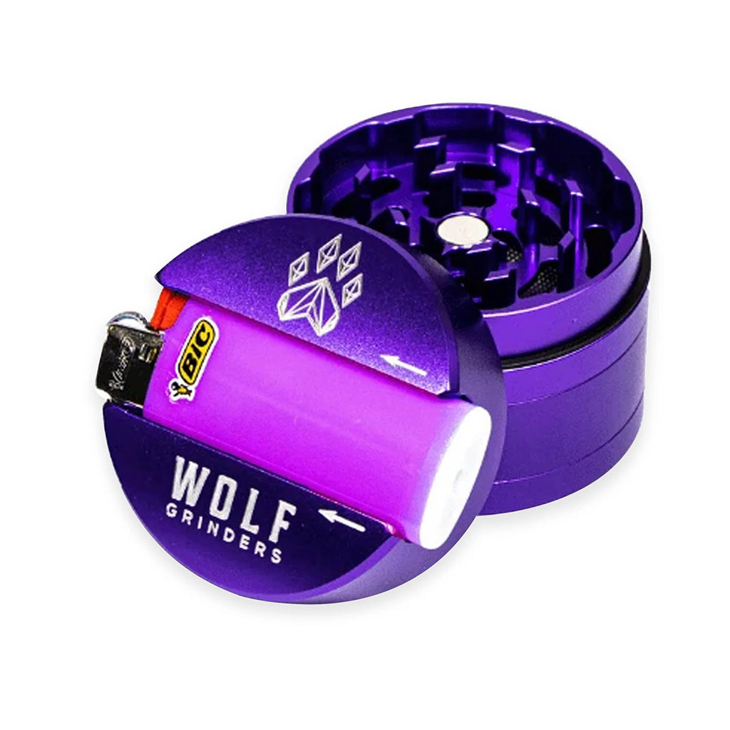 Wolf Grinders ­4­Piece Maxi - Discreet Smoker