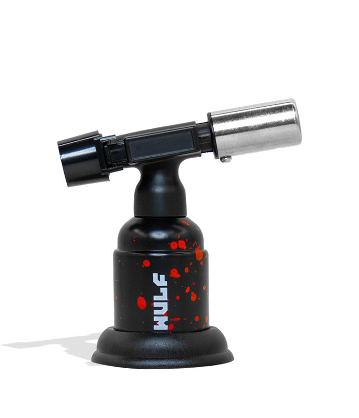 Wulf Mods Blast Butane Torch, Black-Red Spatter