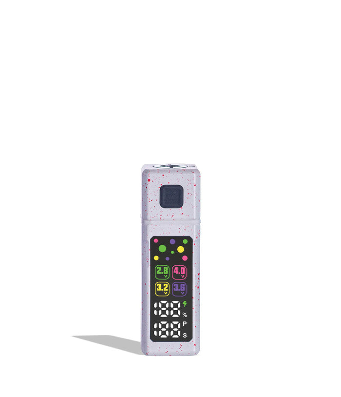 Wulf Mods Grid 510 Variable Voltage Battery, White-Red Spatter