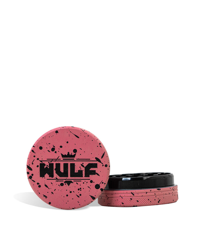 Wulf Mods 2pc 50mm Spatter Grinder, Pink-Black Spatter