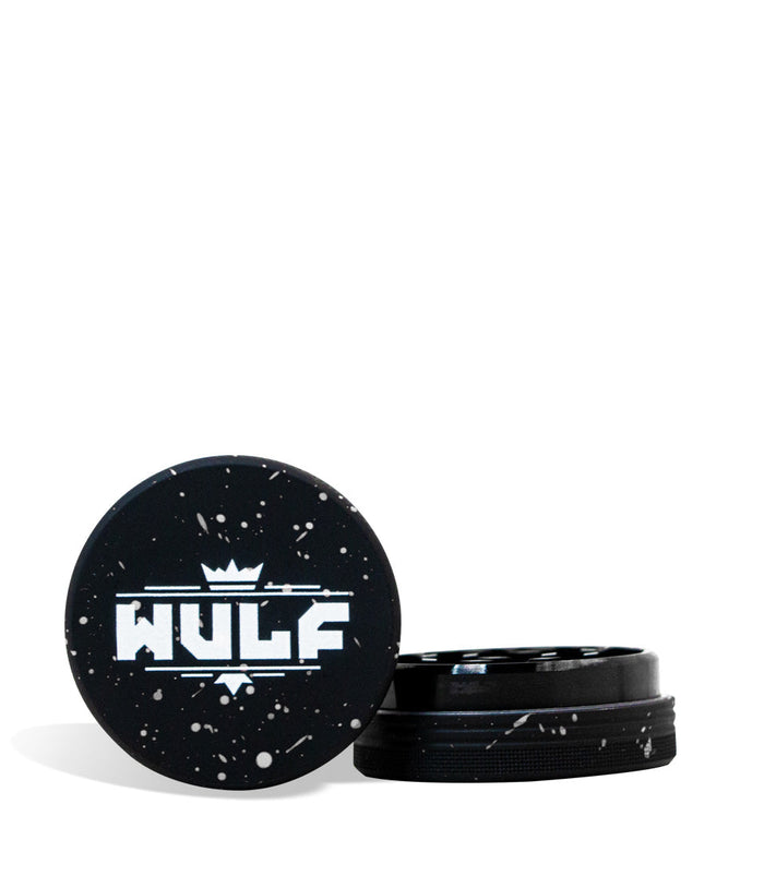 Wulf Mods 2pc 65mm Spatter Grinder, Black-White Spatter