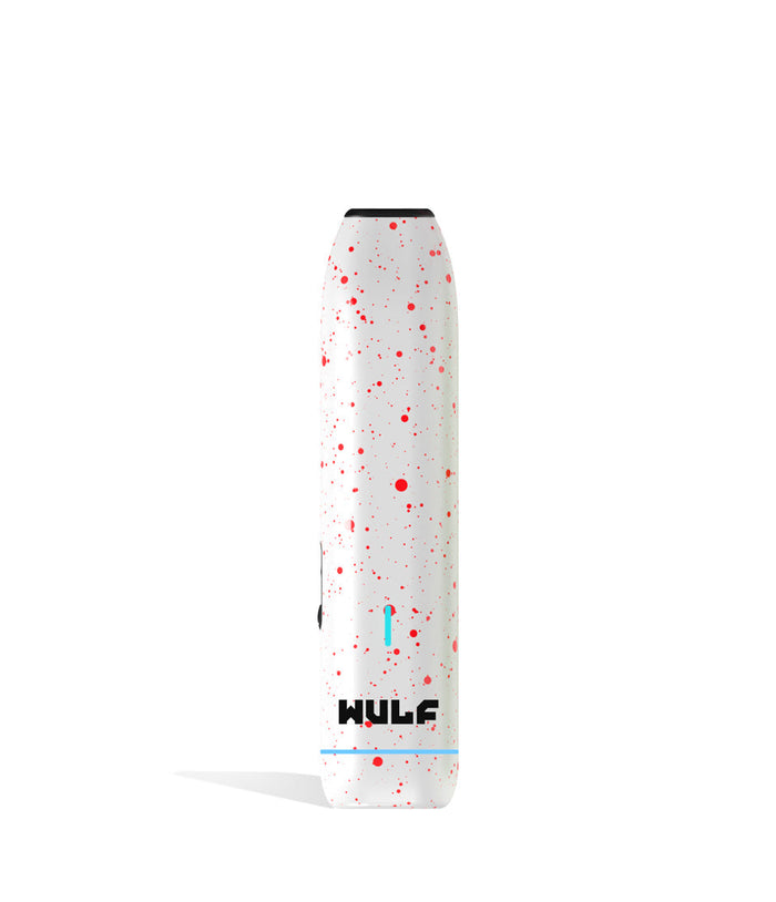 Wulf Mods LX Slim Portable Dry Herb Vaporizer, White-Red Spatter