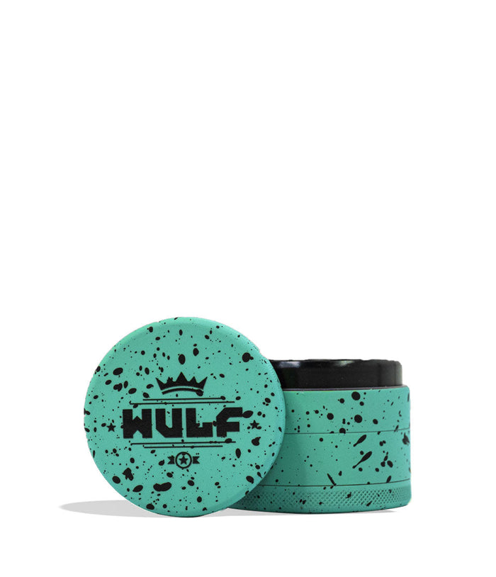 Wulf Mods 4pc 50mm Spatter Grinder, Teal-Black Spatter
