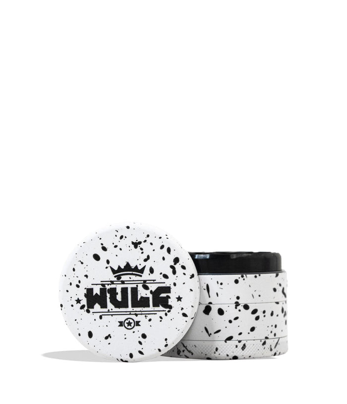 Wulf Mods 4pc 50mm Spatter Grinder, White-Black Spatter