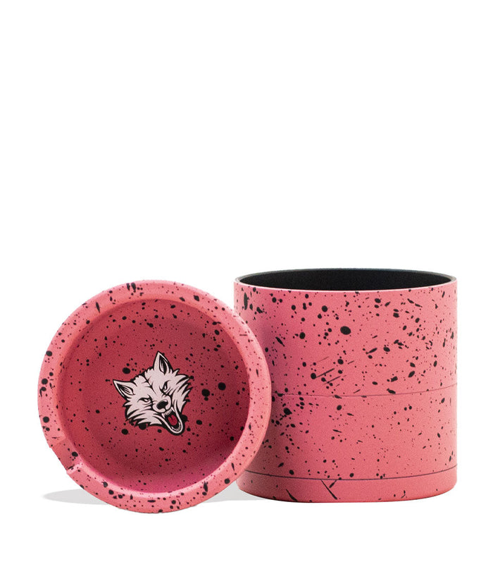 Wulf Mods 4pc 65mm Bevel Grinder, Pink-Black Spatter