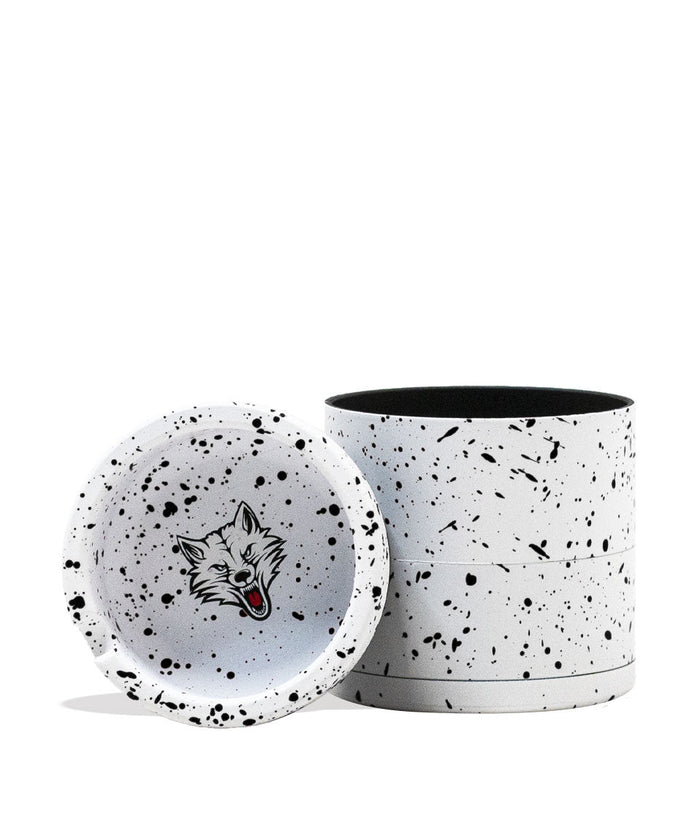 Wulf Mods 4pc 65mm Bevel Grinder, White-Black Spatter