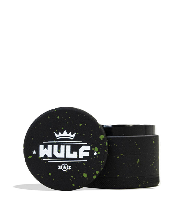 Wulf Mods 4pc 65mm Spatter Grinder, Black-Green Spatter