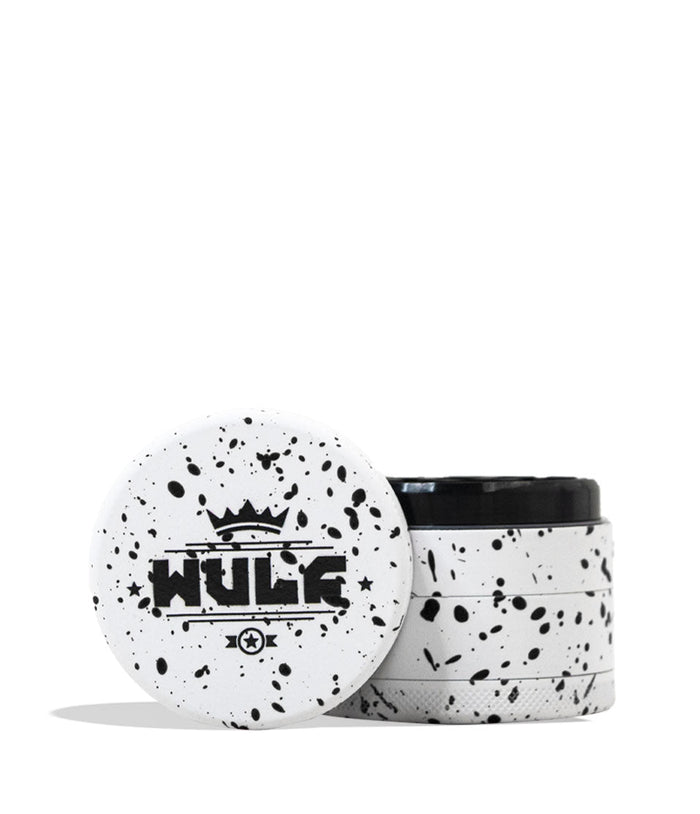 Wulf Mods 4pc 65mm Spatter Grinder, White-Black Spatter