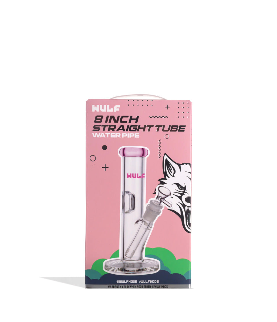 Wulf Mods 5mm 8inch Straight Water Pipe - Discreet Smoker