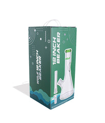 Wulf Mods 7mm 12inch Beaker Water Pipe - Discreet Smoker