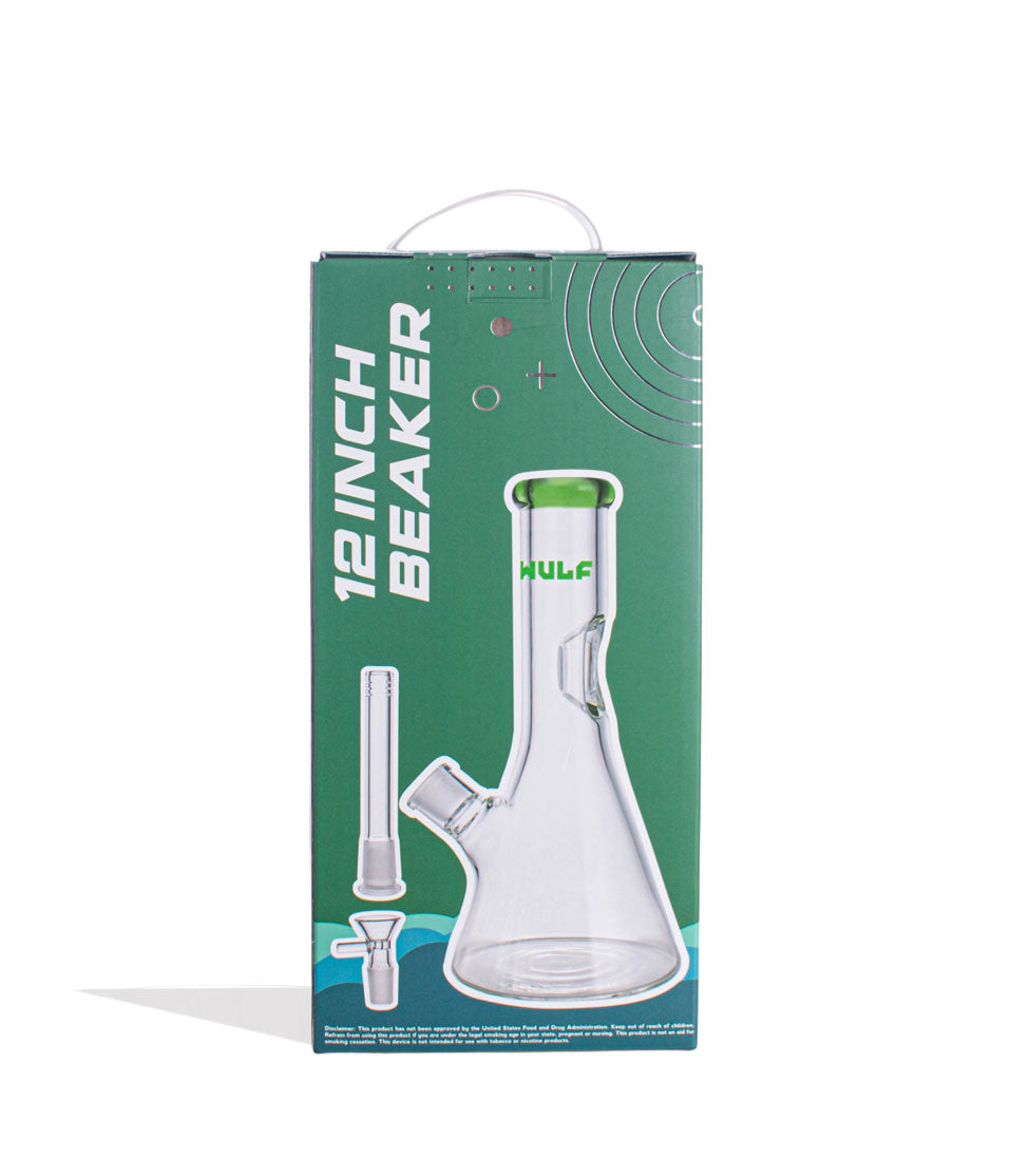 Wulf Mods 7mm 12inch Beaker Water Pipe - Discreet Smoker