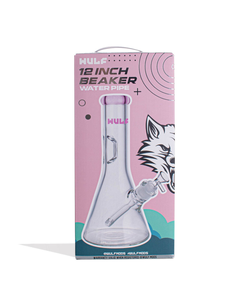 Wulf Mods 7mm 12inch Beaker Water Pipe - Discreet Smoker