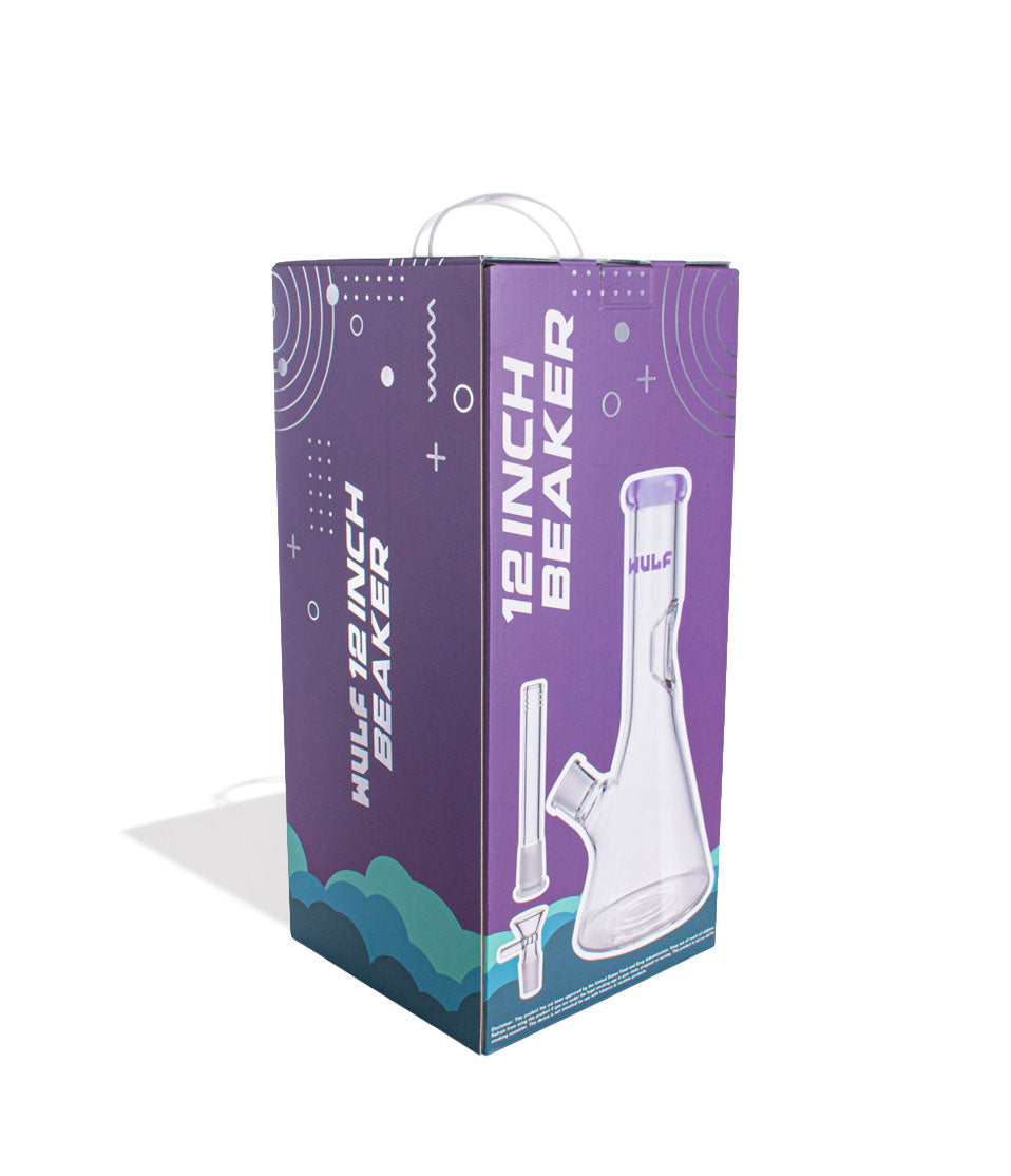 Wulf Mods 7mm 12inch Beaker Water Pipe - Discreet Smoker