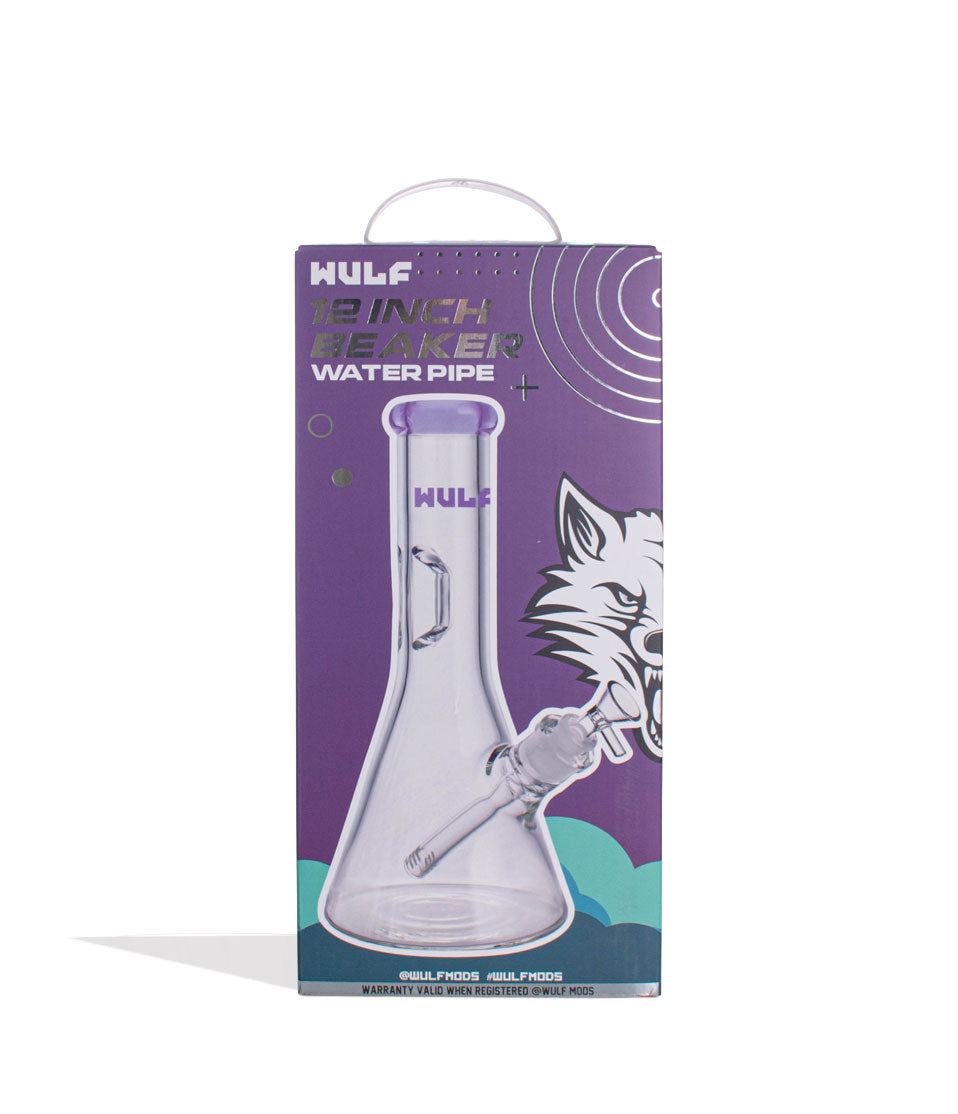 Wulf Mods 7mm 12inch Beaker Water Pipe - Discreet Smoker