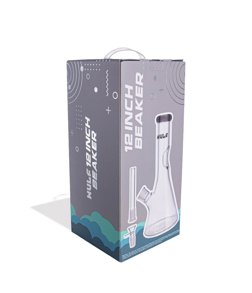 Wulf Mods 7mm 12inch Beaker Water Pipe - Discreet Smoker