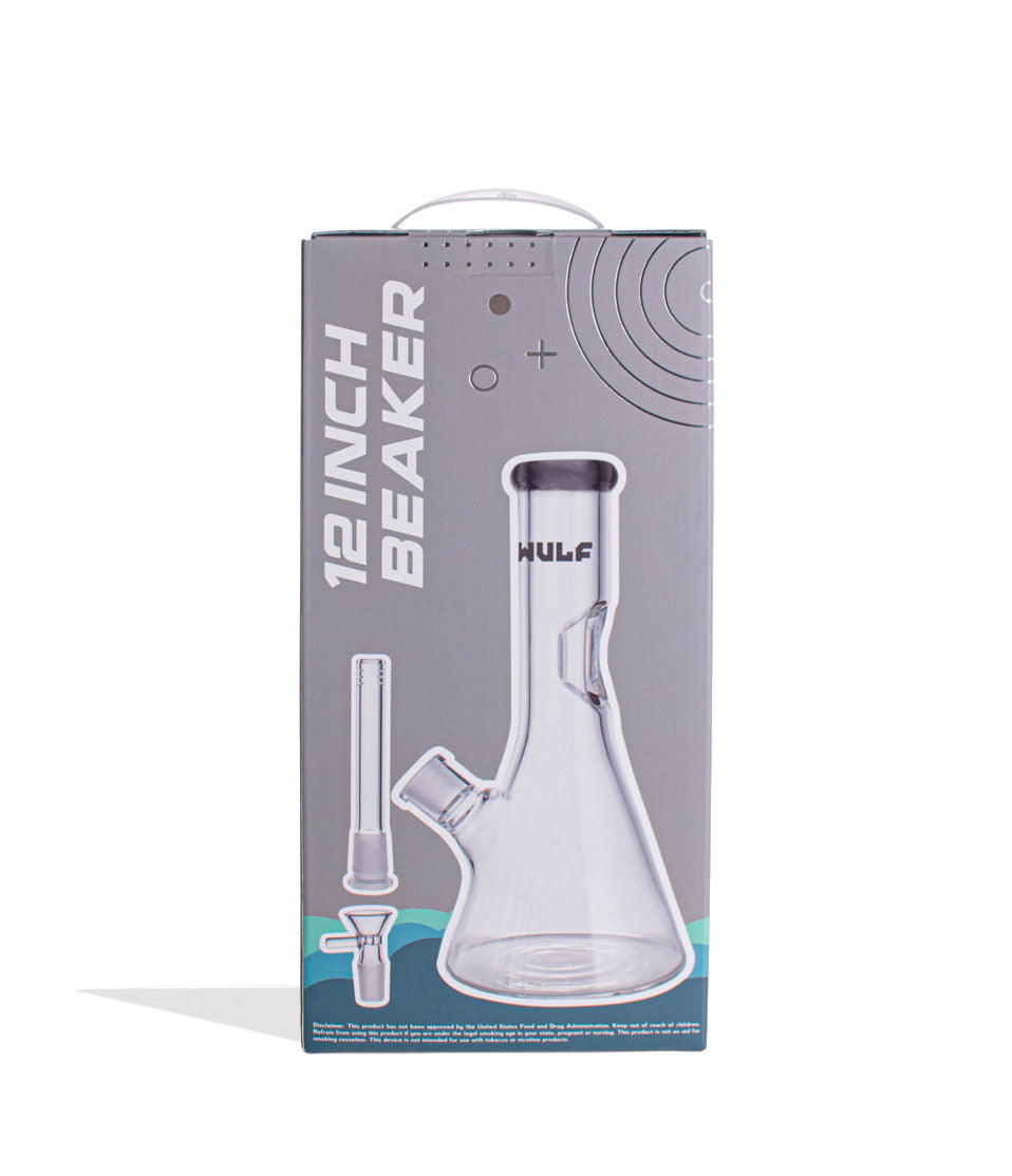 Wulf Mods 7mm 12inch Beaker Water Pipe - Discreet Smoker