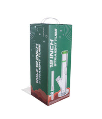 Wulf Mods 7mm 12inch Straight Water Pipe - Discreet Smoker
