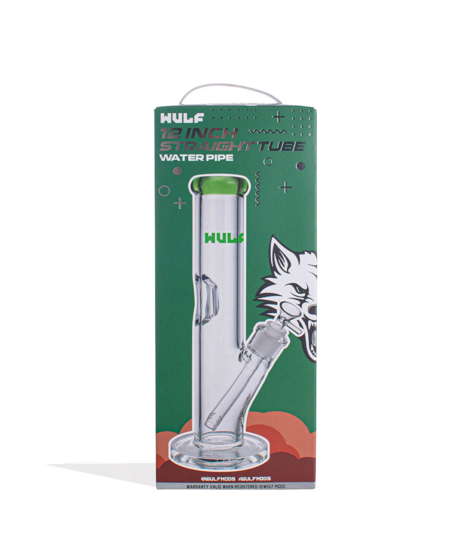 Wulf Mods 7mm 12inch Straight Water Pipe - Discreet Smoker