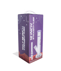 Wulf Mods 7mm 12inch Straight Water Pipe - Discreet Smoker