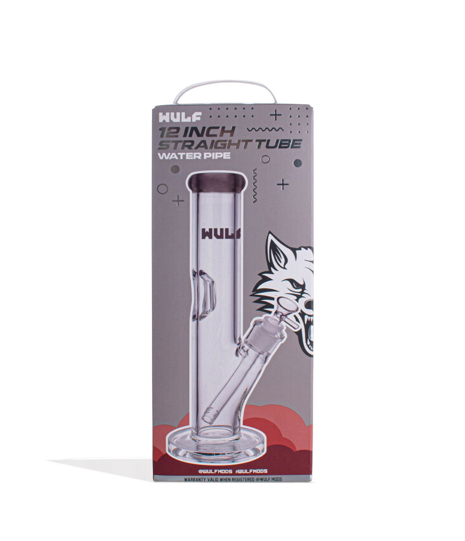 Wulf Mods 7mm 12inch Straight Water Pipe - Discreet Smoker