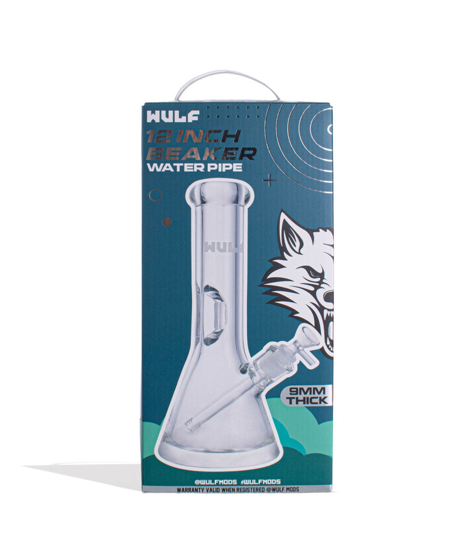 Wulf Mods 9mm 12inch Beaker Water Pipe - Discreet Smoker
