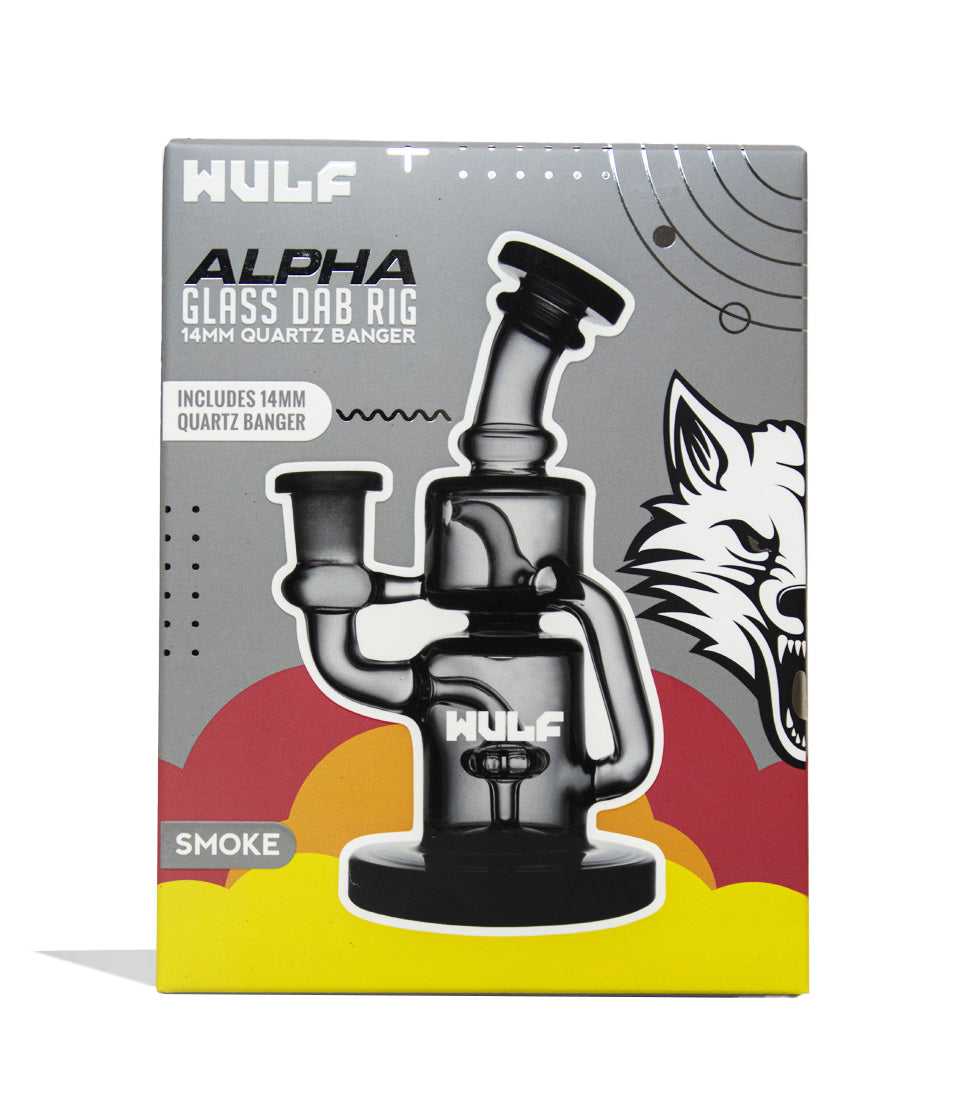 Wulf Mods Alpha 14mm Dab Rig with Quartz Banger - Discreet Smoker