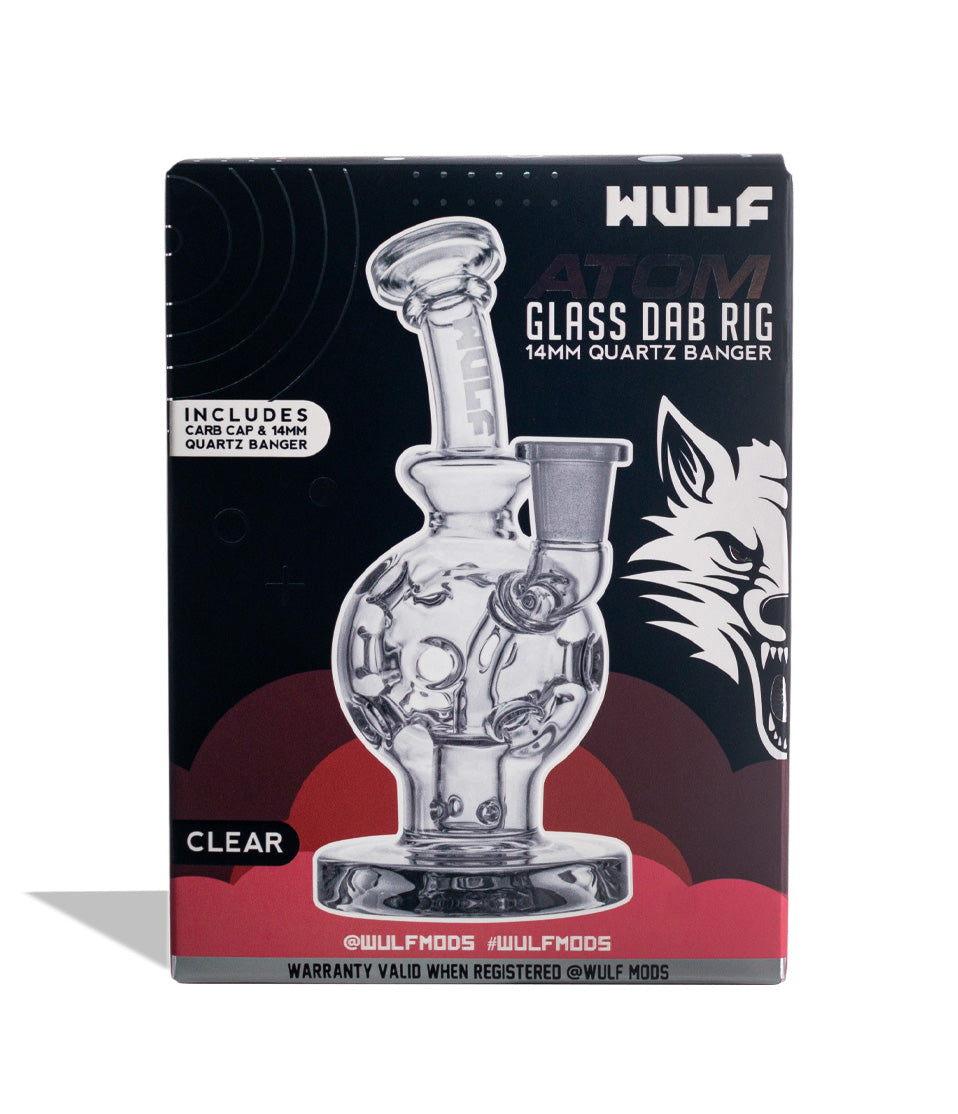 Wulf Mods Atom 14mm Dab Rig with Quartz Banger - Discreet Smoker