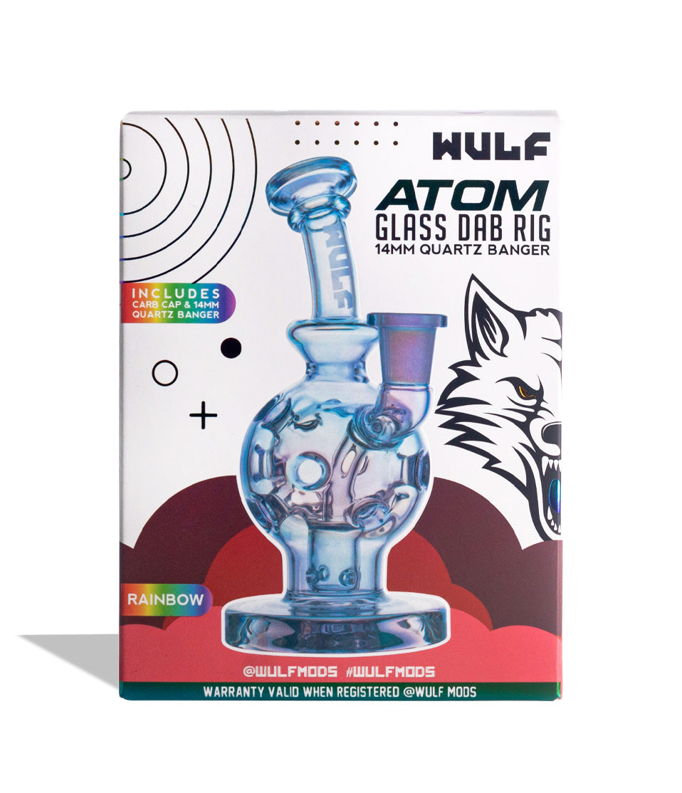 Wulf Mods Atom 14mm Dab Rig with Quartz Banger - Discreet Smoker