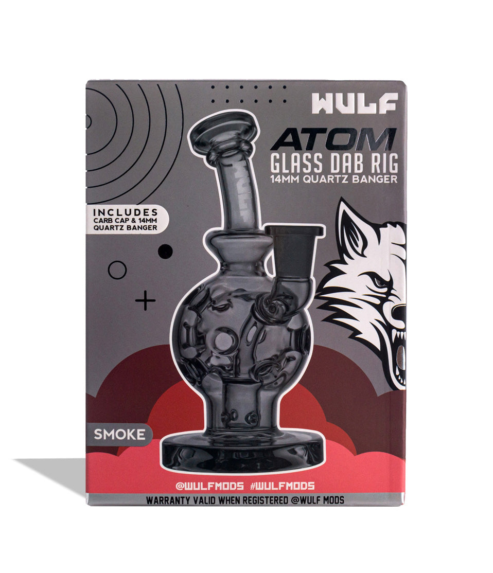Wulf Mods Atom 14mm Dab Rig with Quartz Banger - Discreet Smoker